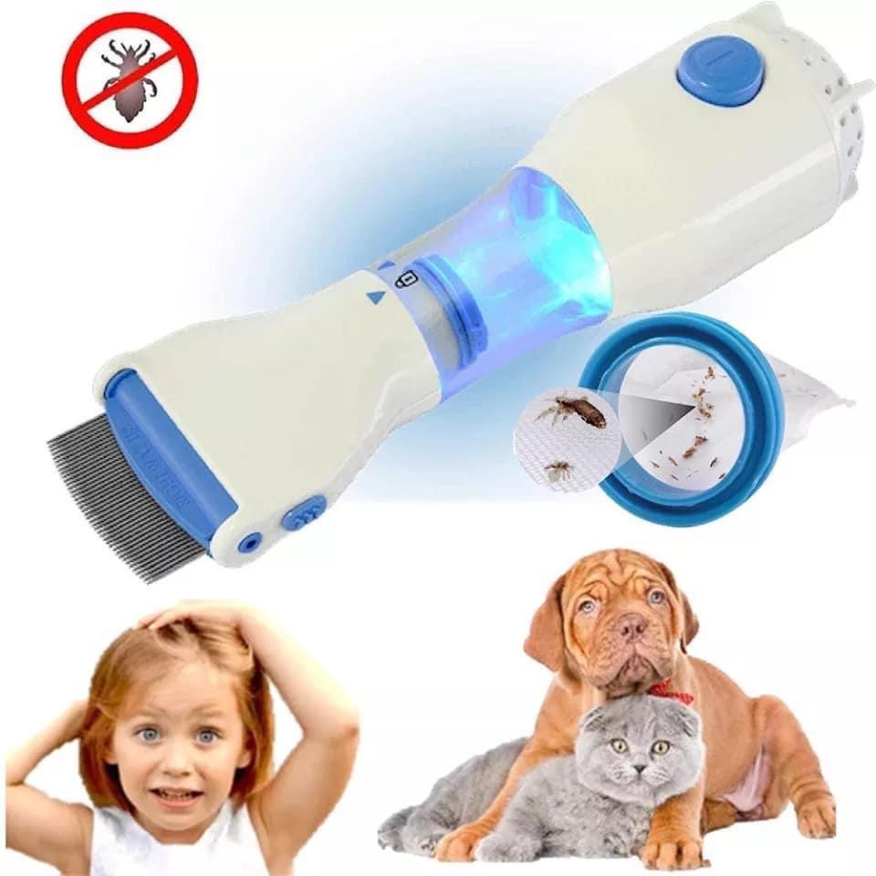 Cepillo Aspirador Para Piojos y Liendres