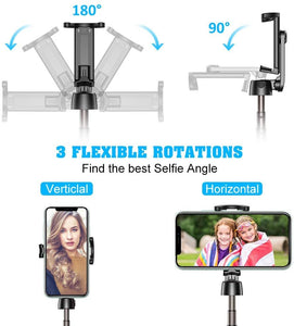 SELFIE STICK CON TRIPODE BLUETOOTH