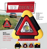 TRIANGULO DE EMERGENCIA CON LUZ LED